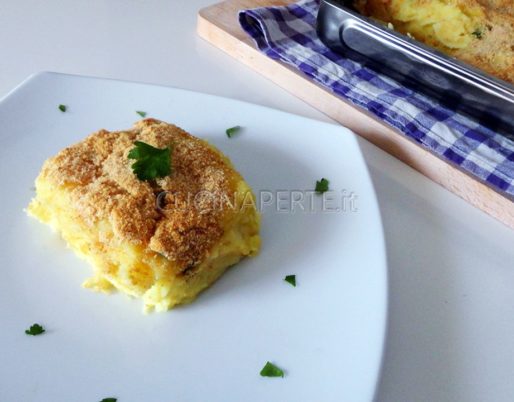 pasta e patate al forno