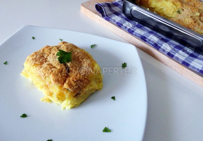 pasta e patate al forno