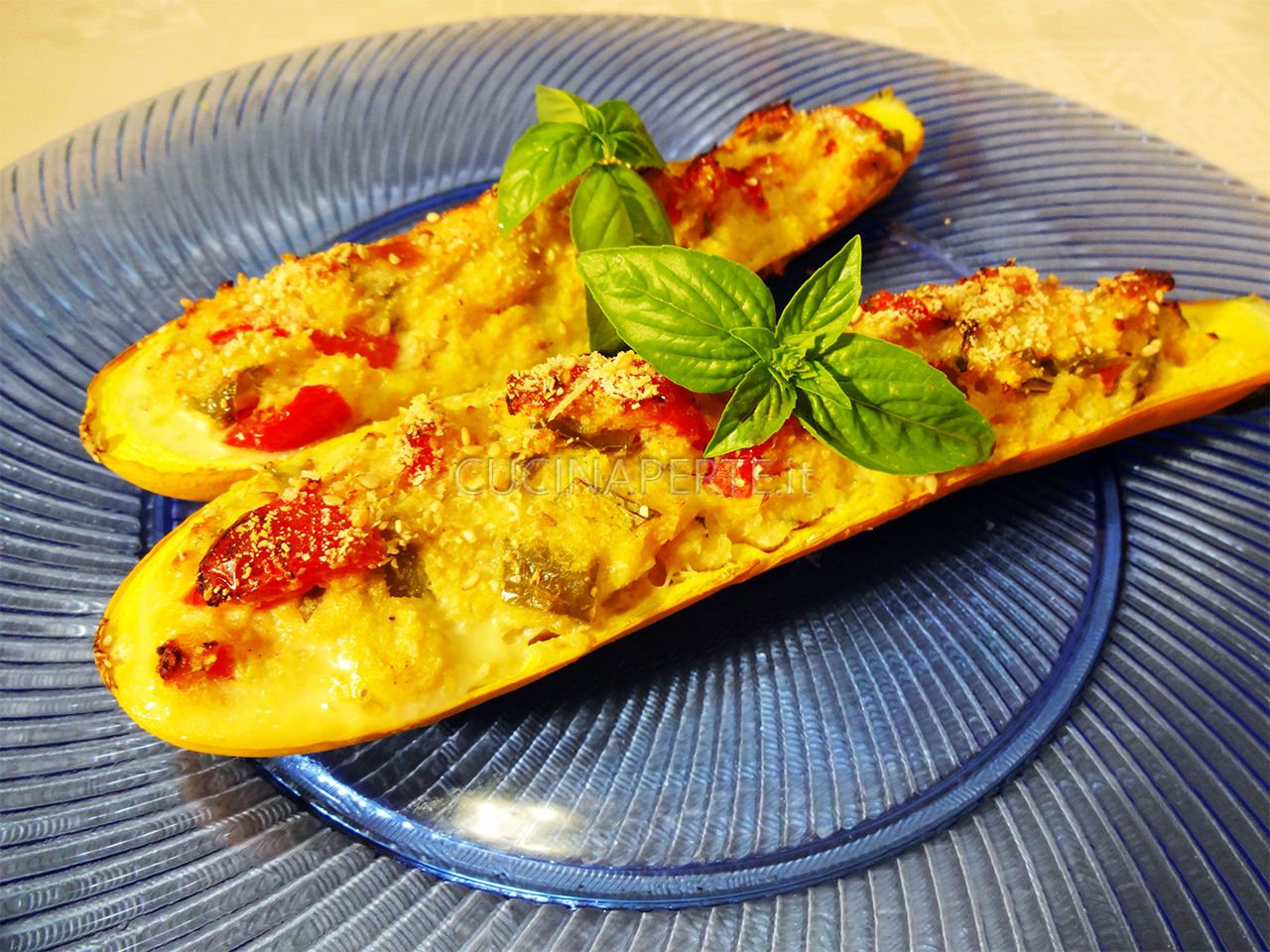 Zucchine gialle ripiene - Cucina per Te