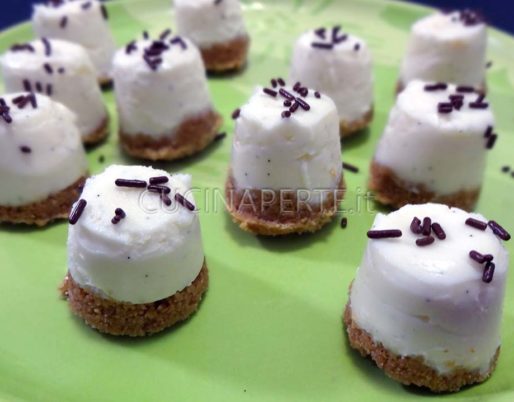 Bocconcini di cheesecake