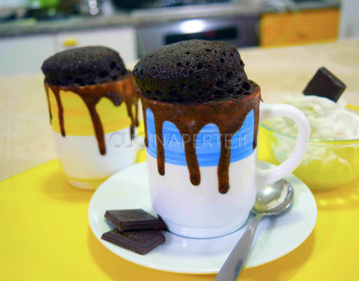 Mug cake al cioccolato