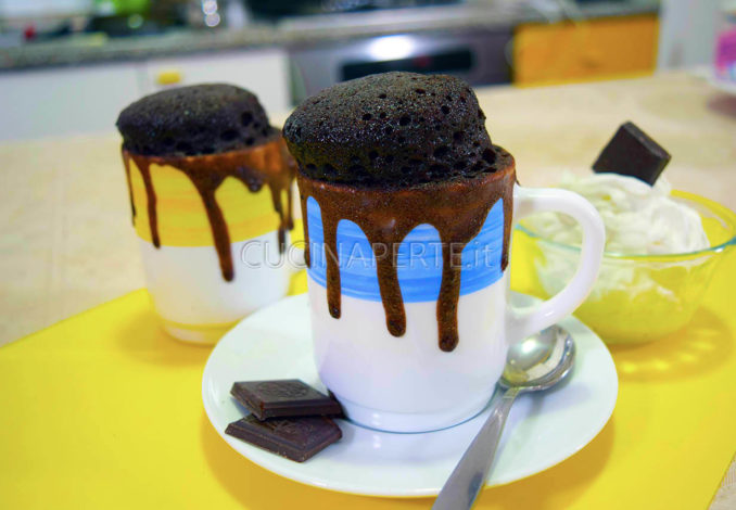 Mug cake al cioccolato