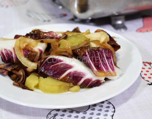 Radicchio e patate al forno