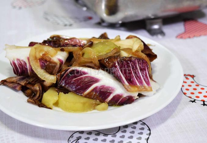 Radicchio e patate al forno