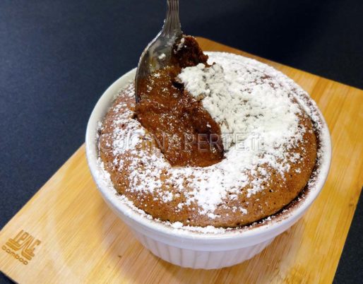 Soufflé alla crema di nocciola