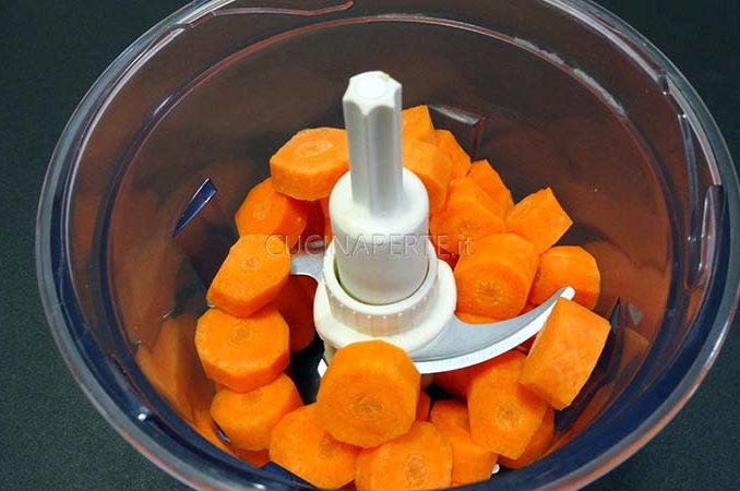 Frullare le carote