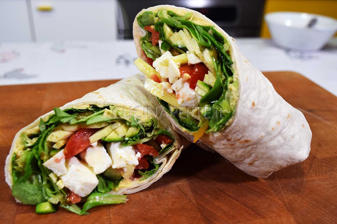 Wrap Mediterraneo Vegetariano Cucina Per Te