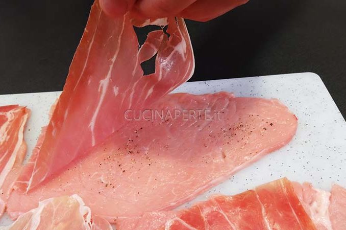 Prosciutto sulla carne