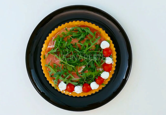 crostata salata decorazione