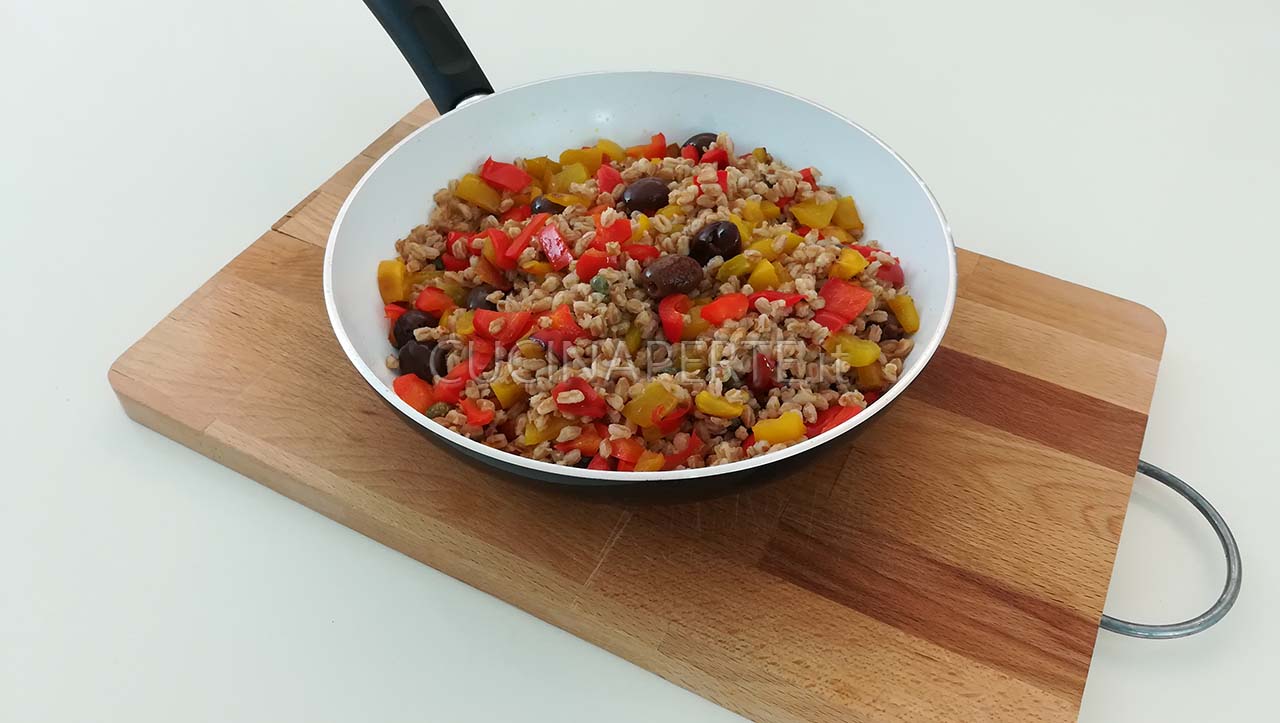 Farro E Peperoni In Padella Cucina Per Te