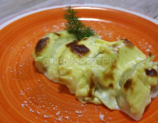 Finocchi gratinati con salsa Mornay