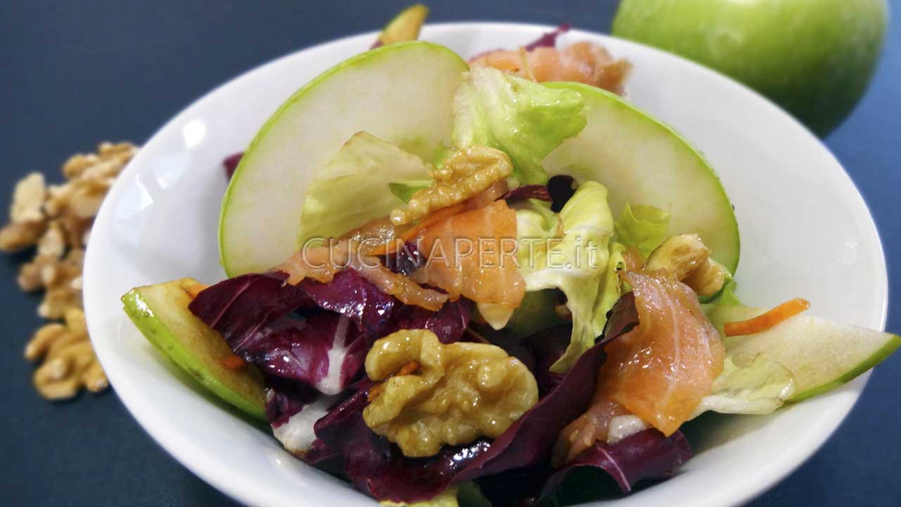 Insalata con salmone affumicato - Cucina per Te