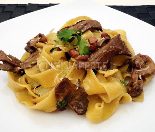 Pappardelle ai funghi porcini