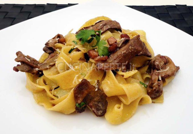 Pappardelle ai funghi porcini