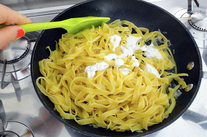 Pasta con la panna