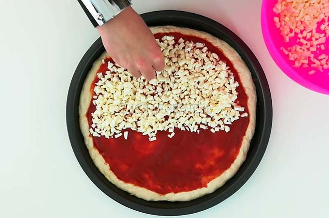 fiordilatte su pizza