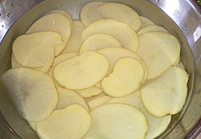 patate in ammollo