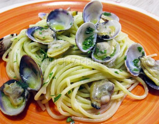 Spaghetti alle vongole impiattati