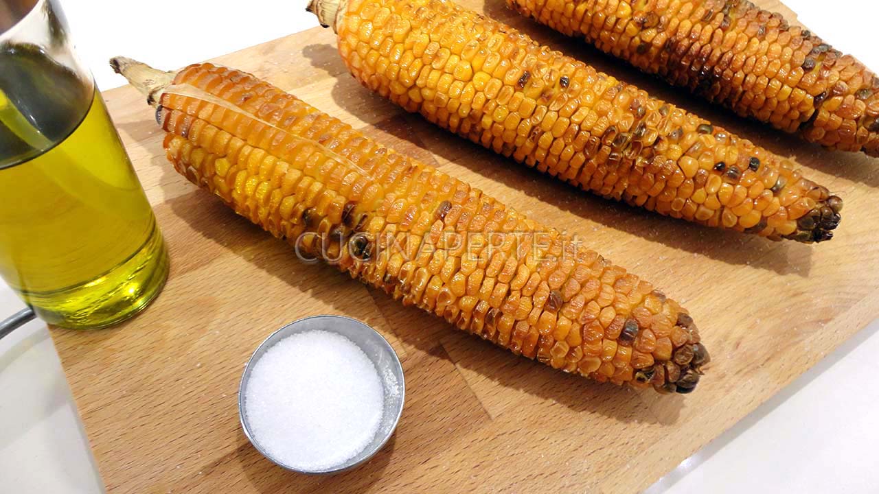 Pannocchie Arrostite al Forno - Cucina per Te