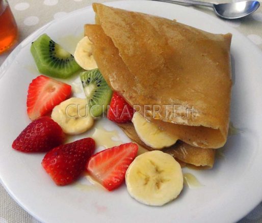 Crepes con frutta