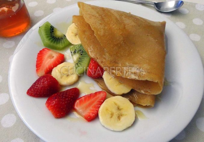 Crepes con frutta