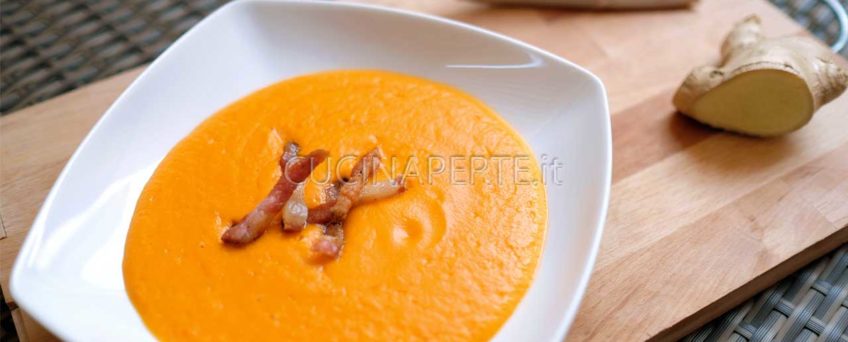 Vellutata di carote con zenzero