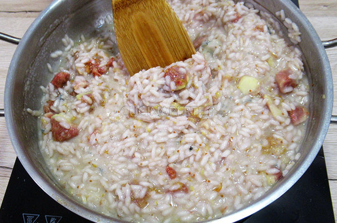 Mantecare il risotto