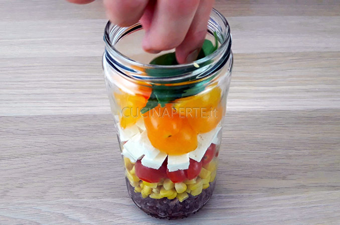 Salad in the jar