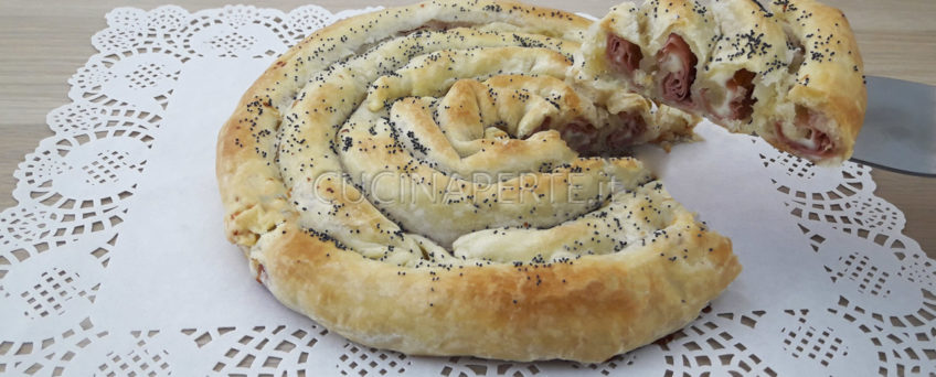 Torta salata a chiocciola