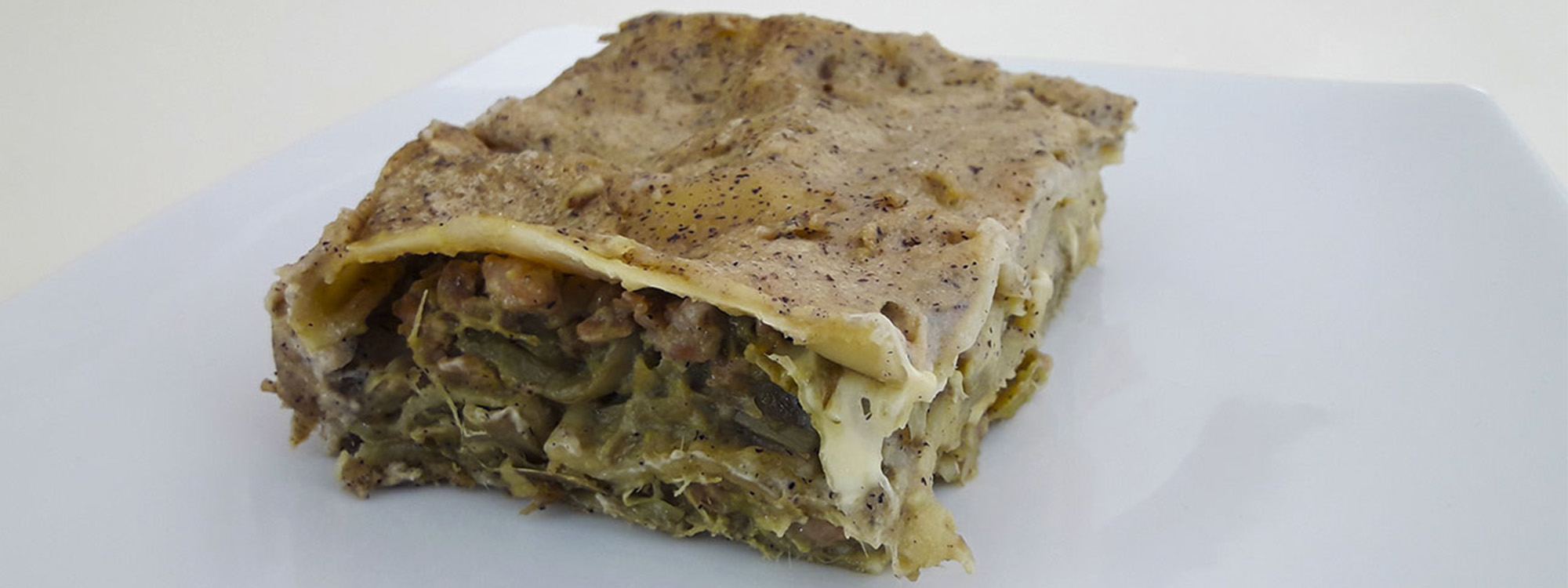 Lasagne con Carciofi e Salsicce